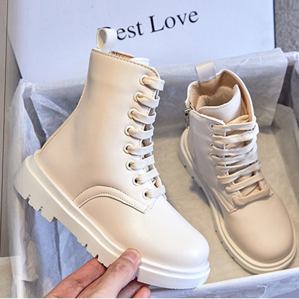 ブーツ キッズ 通販 レースアップ 編み上げ ショートブーツ ファスナー かわいい 可愛い フォーマル ジュニアブーツ 子供 靴 女の子 男の子 入学式 ブーツ | BACKYARD FAMILY | 01