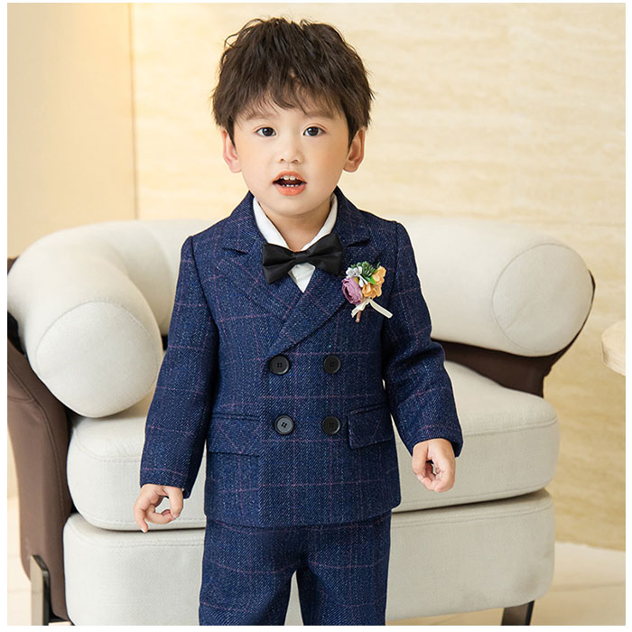 familiar ネイビー スーツジャケット 110 BACKYARD FAMILY（バックヤードファミリー） フォーマルスーツ 男の子