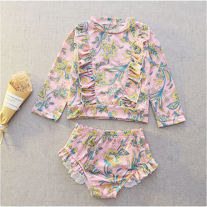 キッズ 水着 女の子 セパレート 通販 スイムウェア キッズ水着 ラッシュガード みずぎ 子供水着 フリル 長袖 柄 こども 子供 子ども 上下 上下セット キッズ |  | 10