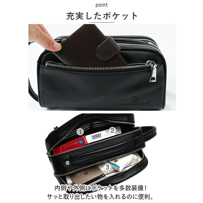 セカンドバッグ 革セカンドバッグ メンズ ハンドバッグ クラッチバッグ 鞄 かばん カバン バッグ バック メンズバッグ 手提げ 手持ち セカンドバッグ |  | 06