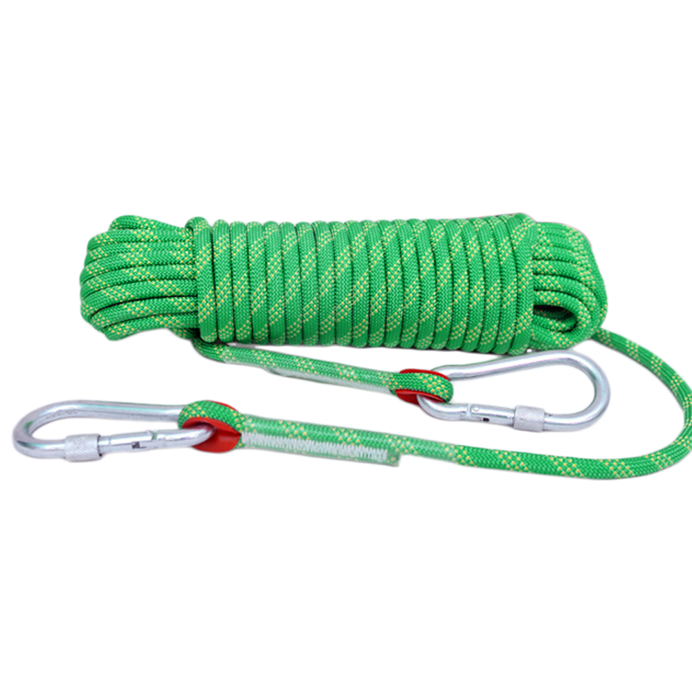 キャンプ ロープ 通販 ザイル カラビナ付き 多目的ロープ 多用途ロープ ガイロープ テントロープ 牽引ロープ 救助ロープ 補助ロープ 耐久性 多機能  防災