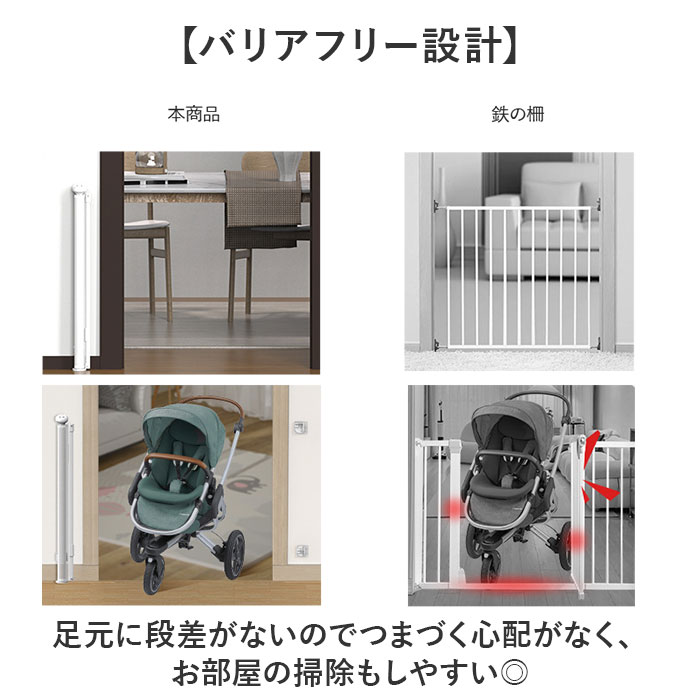 ベビーゲート ロール式 通販 ロールゲート ペ...の詳細画像2