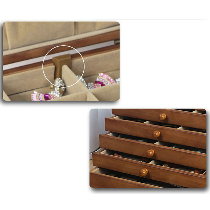 アクセサリーボックス 大容量 木製 通販 ジュエリーボックス アクセサリー収納 アクセサリーケース ジュエリーケース 小物入れ 収納ケース アクセサリーボックス |  | 09