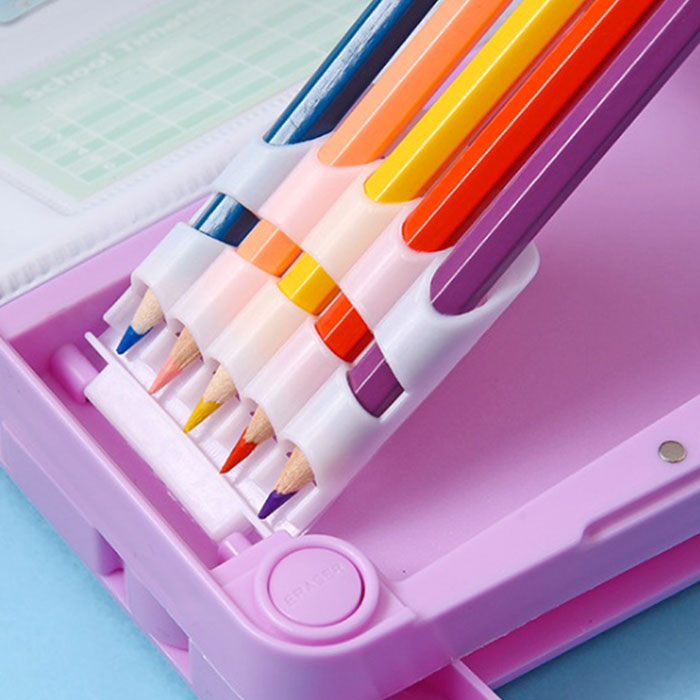 筆箱 多機能 小学生 通販 ペンケース 筆入れ ふでいれ ペン入れ 女の子 男の子 両面 鉛筆削り付き ハサミ 箱型 小学校 入学準備 新入学 進級 かわいい 筆箱 |  | 11