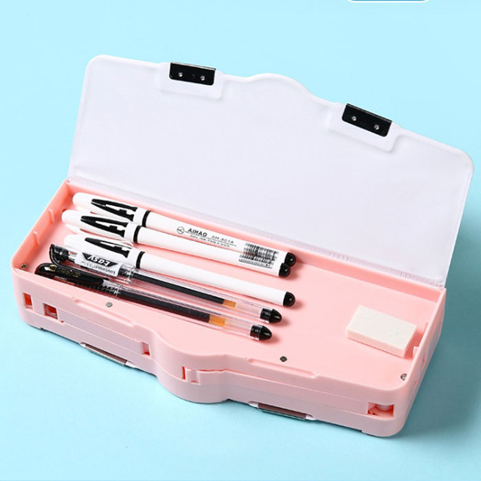 筆箱 多機能 小学生 通販 ペンケース 筆入れ ふでいれ ペン入れ 女の子 男の子 両面 鉛筆削り付き ハサミ 箱型 小学校 入学準備 新入学 進級 かわいい 筆箱 |  | 09