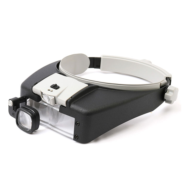 拡大鏡 通販拡大鏡 ルーペ ライト付き ヘッドルーペ 虫めがね 虫眼鏡 LEDライト付き シニアグラス 耳かき 爪切り 精密作業 老眼 日用品 雑貨 敬老の日  拡大鏡 | ブランド登録なし | 07