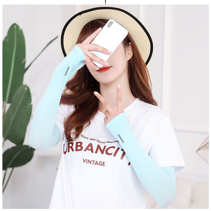 アームカバー 薄い 伸縮性 通販 2タイプ 4枚入り レディース 腕カバー 手袋 ロング 袖 スリーブ カバー 日焼け防止 紫外線対策 日よけ 日除け 夏 アームカバー | ブランド登録なし | 14