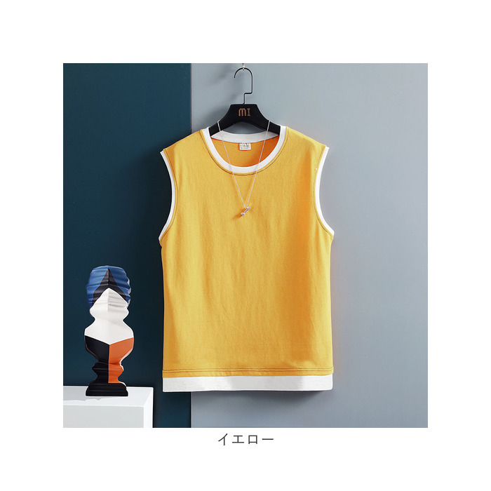 タンクトップ メンズ 通販 綿 コットン 袖無し ノースリーブ おしゃれ 夏 トレーニング 筋トレ オシャレ メンズファッション カジュアル シンプル タンクトップ |  | 10