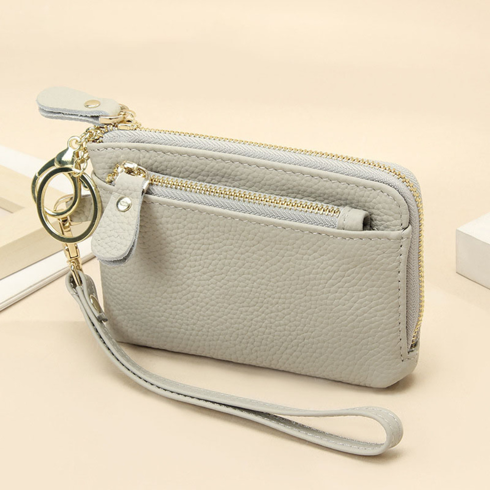 キーケース 通販キーケース レディース 本革 小銭入れ ミニ財布 財布 小さめ ミニ キーチェーン 手持ち 手提げ レザー 牛革 女性用 カード 印鑑 キーケース | Purpred | 17
