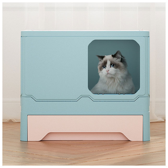 猫 通販猫 猫用 トイレ カバー トイレ容器 トイレ本体 猫トイレ
