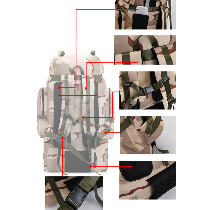 リュック バックパック 登山 130L 通販 大容量 リュックサック ミリタリー ハイキング 登山リュック 防災リュック バッグ バック デイバッグ キャンプ リュック |  | 11