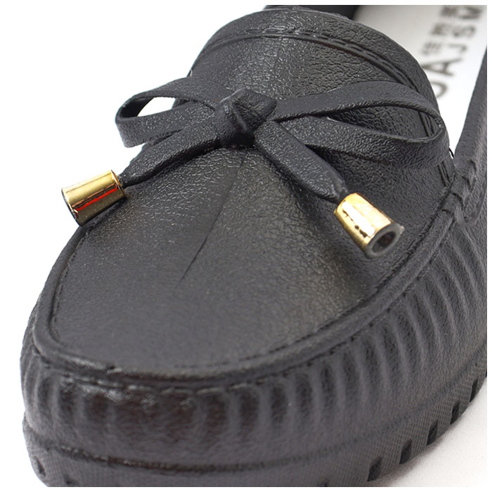 レインシューズ ローファー レディース リボン 通販 スリッポン フラットシューズ 雨靴 カジュアルシューズ ローヒール 晴雨兼用 ぺたんこ レインシューズ |  | 12