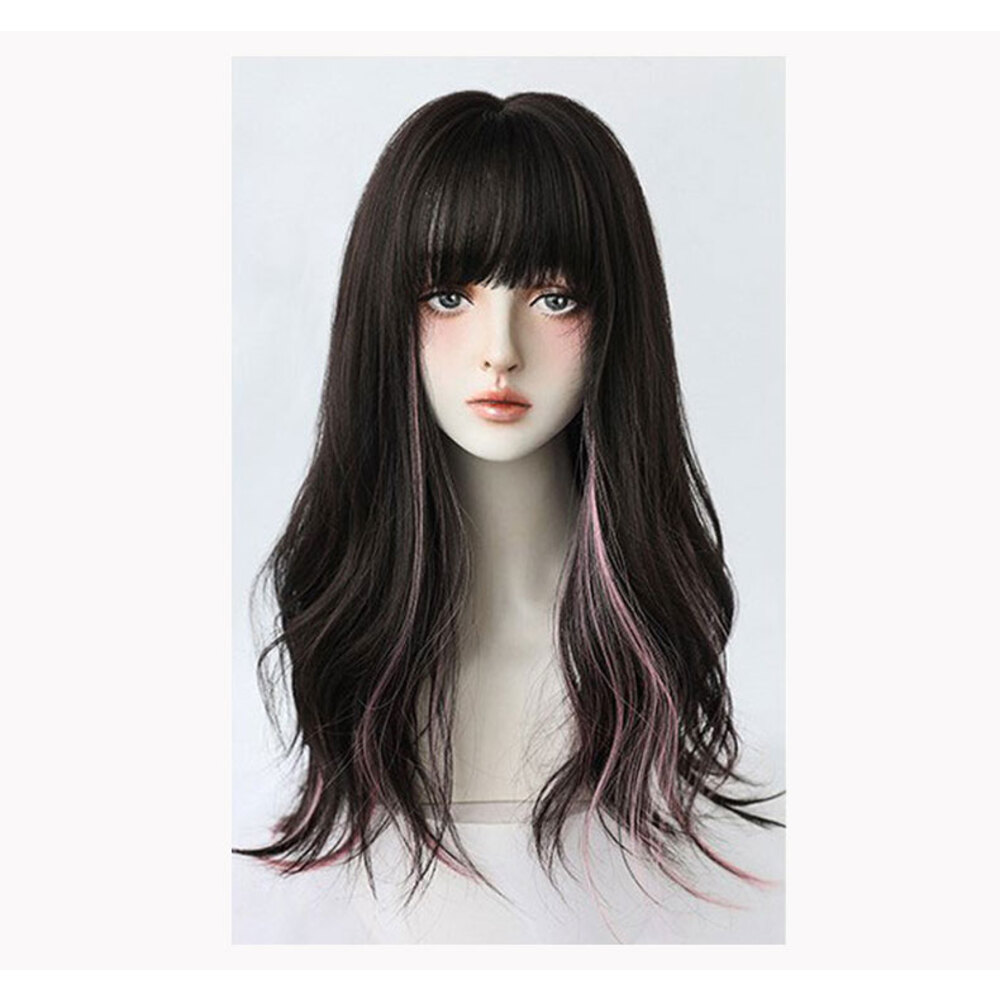 AQUADOLL ロングウィッグ フルウィッグ ロング ウィッグ 金 黒