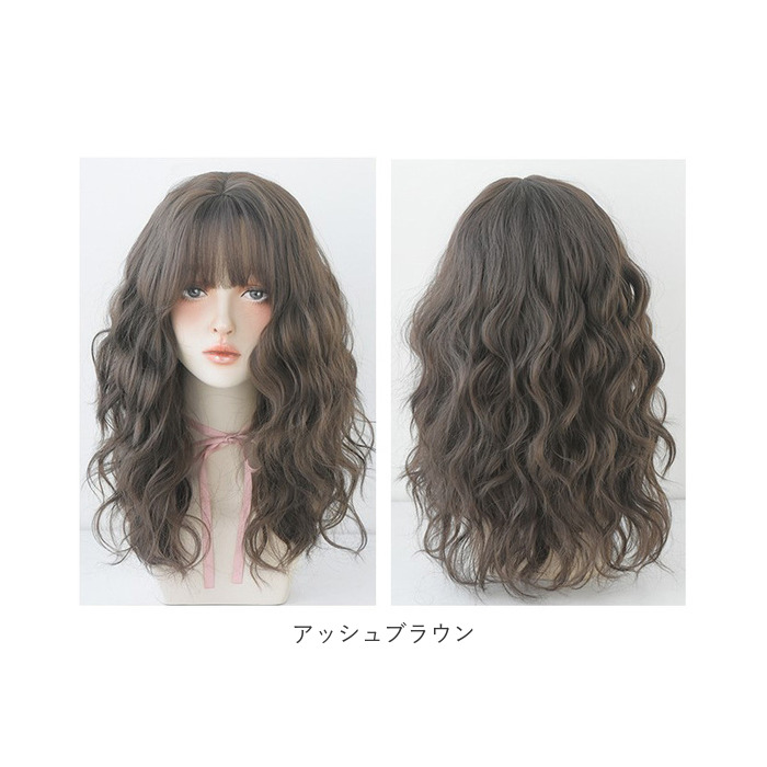 ウィッグ 通販ウィッグ ロング ウイッグ ロングヘア かつら フルウィッグ フルウイッグ ふわふわ パーマ ワッフル ウェーブ カール グラデーション アッシュ | ブランド登録なし | 18