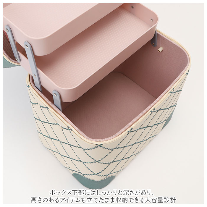 メイクボックス 通販メイクボックス 大容量 コスメボックス バニティケース 化粧品 収納 ボックス コスメ収納ボックス コスメケース メイクボックス | ブランド登録なし | 12