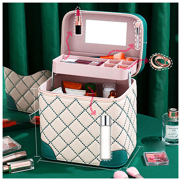 メイクボックス 大容量 通販 コスメボックス バニティケース 化粧品 収納 ボックス コスメ収納ボックス コスメケース 化粧品ボックス メイクボックス | ブランド登録なし | 03