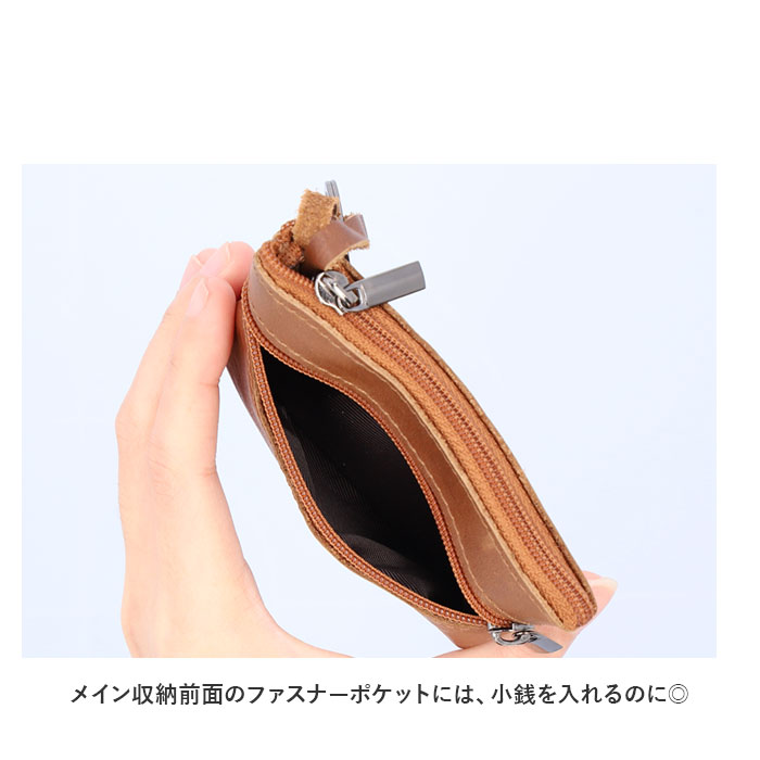 ミニ財布 本革 通販 小銭入れ コインケース 財布 サイフ カードケース カード入れ 多機能 キーケース 牛革 本革財布 牛革財布 メンズ レディース ミニ財布 | ブランド登録なし | 08