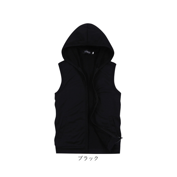 パーカー ノースリーブ メンズ 通販 ノースリーブパーカー タンク