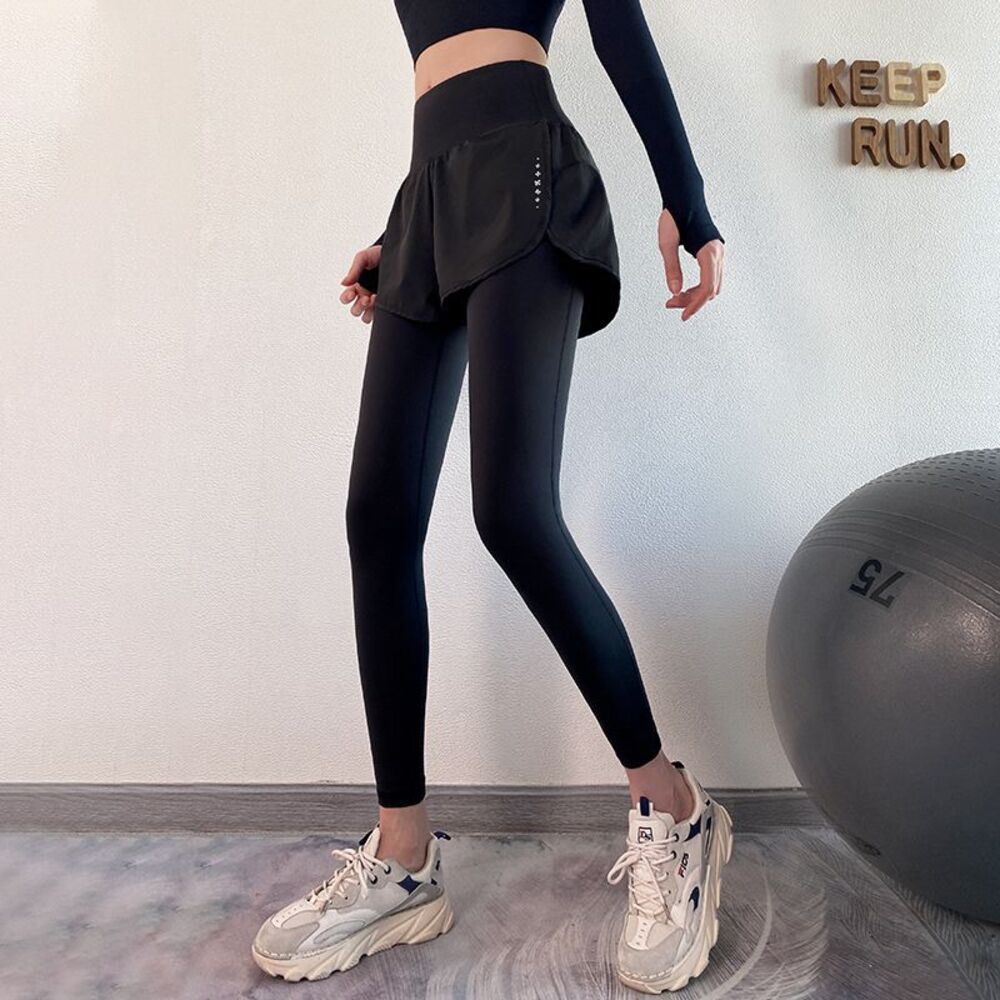 ヨガ ヨガパンツ 通販 レギンス レディース ホットヨガ フィットネス ショートパンツ パンツ ショートパンツ付き スポーツウェア ポケット ジムウェア ヨガ | BACKYARD FAMILY | 02