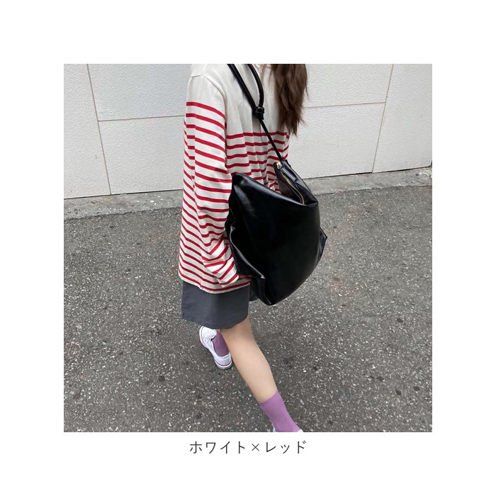 カットソー 通販カットソー 長袖 レディース ボーダー ?ロングtシャツ プルオーバー tシャツ ロンt 長袖 ロンティー シャツ ボーダー きれいめ  カットソー | ブランド登録なし | 17