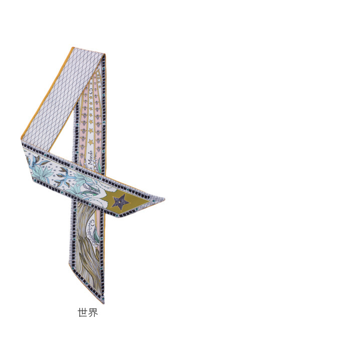 ヘアアクセサリー スカーフ 通販 スリムスカーフ ロングスカーフ ヘアバンド 編み込み リボン 髪飾り 首巻き えりまき おしゃれ イラスト ヘアアクセサリー |  | 11