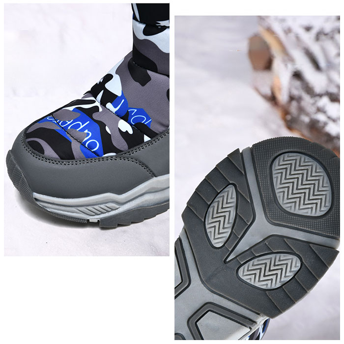 スノーブーツ キッズ おしゃれ 通販 長靴 キッズブーツ スノー ブーツ 雪遊び こども 子供 通学 雪 遊び 男の子 女の子 防寒 ファスナー なし スノーブーツ |  | 14