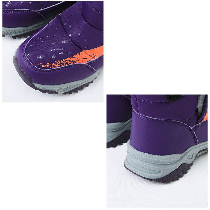 スノーブーツ キッズ おしゃれ 通販 長靴 キッズブーツ スノー ブーツ 雪遊び こども 子供 雪 遊び 男の子 女の子 防寒 あったか ファスナー なし スノーブーツ |  | 16