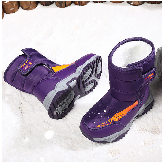 スノーブーツ キッズ おしゃれ 通販 長靴 キッズブーツ スノー ブーツ 雪遊び こども 子供 雪 遊び 男の子 女の子 防寒 あったか ファスナー なし スノーブーツ |  | 09