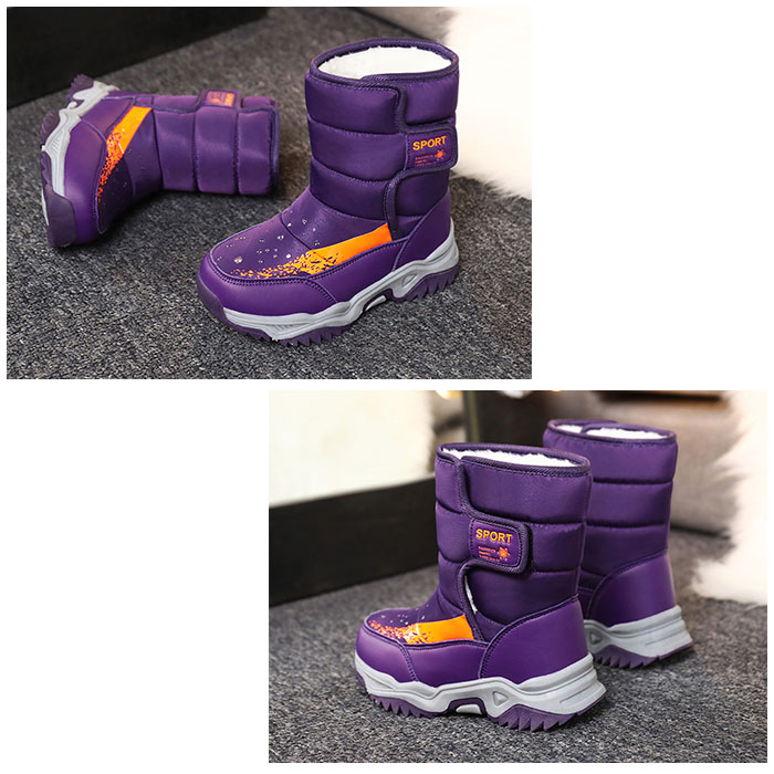 スノーブーツ キッズ おしゃれ 通販 長靴 キッズブーツ スノー ブーツ 雪遊び こども 子供 雪 遊び 男の子 女の子 防寒 あったか ファスナー なし スノーブーツ |  | 11