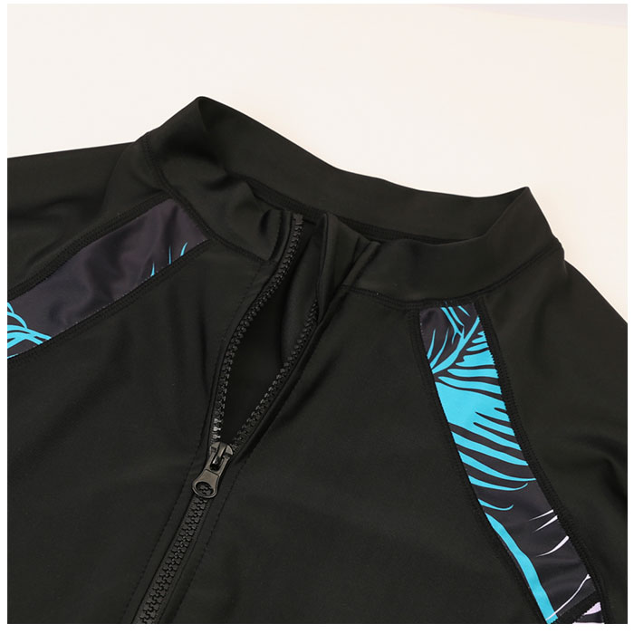 水着 通販水着 レディース 体型カバー 5点セット 水陸両用 アウター 長袖 スポーツブラ ショーツ ショートパンツ レギンス フィットネス水着 セット  水着 | ブランド登録なし | 13