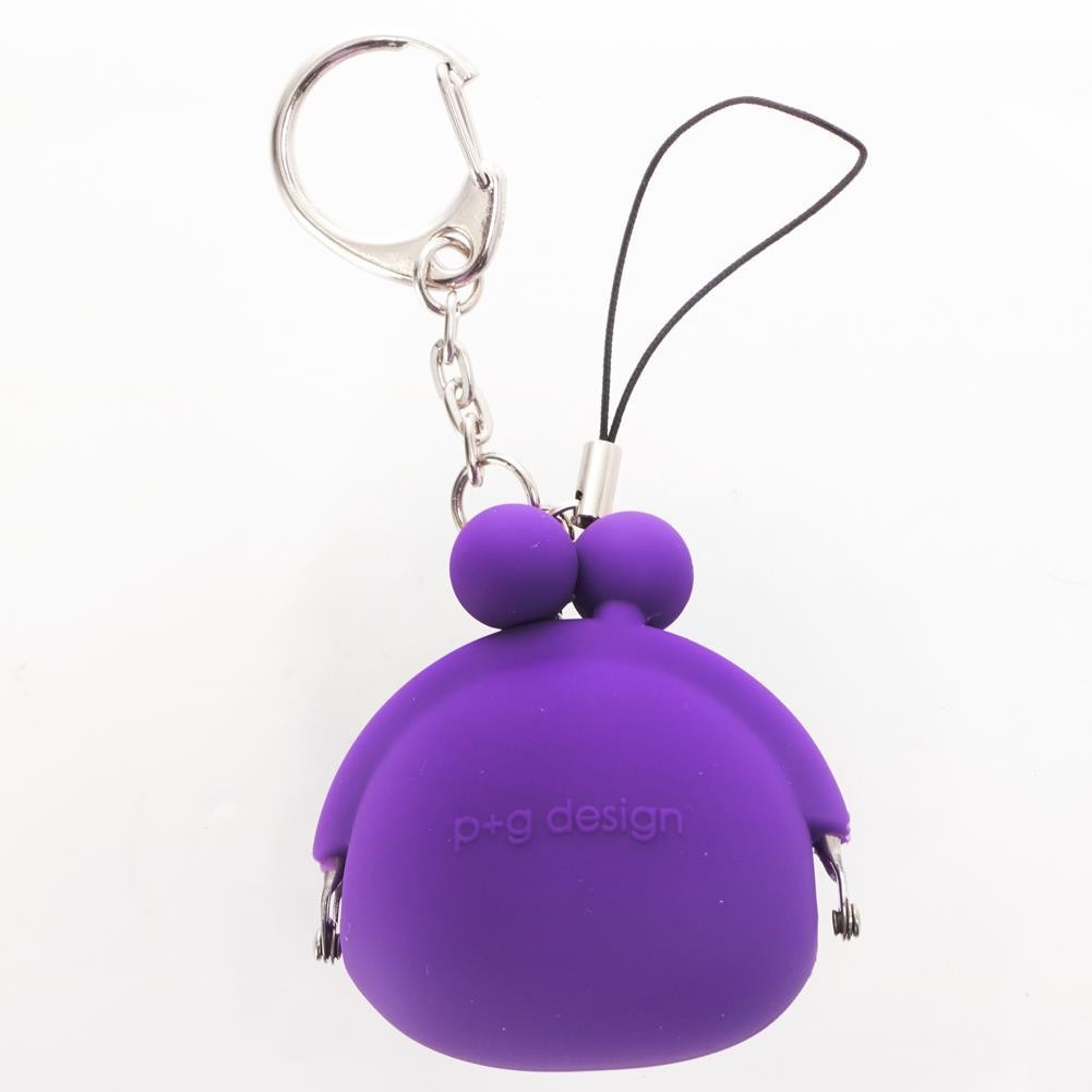 小銭入れ レディース 使いやすい 小さい ポチビット POCHI Bit コインケース シリコンがまぐち キーリング キーホルダー ストラップ コンパクト | p+g design | 06