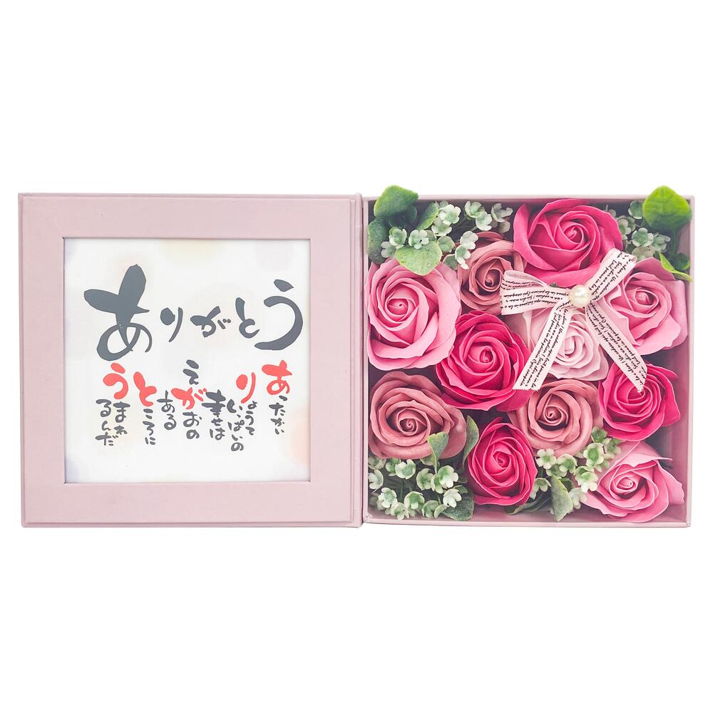 ソープフラワー 通販ソープフラワー ボックス 入浴剤 ポエムボックス バスフレグランス 花の形 花びら 造花 ギフト プチギフト 贈り物 石鹸 ソープフラワー | ブランド登録なし | 14