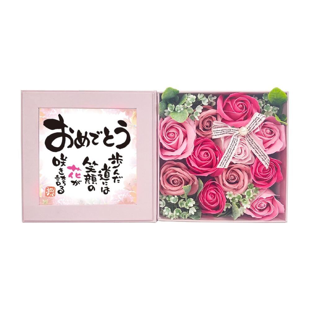ソープフラワー 通販ソープフラワー ボックス 入浴剤 ポエムボックス バスフレグランス 花の形 花びら 造花 ギフト プチギフト 贈り物 石鹸 ソープフラワー | ブランド登録なし | 06