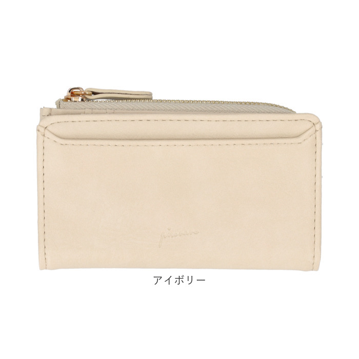 フラグメントケース レディース 通販 Pisoraro ピソラロ PR237 コインケース 財布 さいふ サイフ キーリング 付き ミニ財布 L字ファスナー フラグメントケース |  | 21