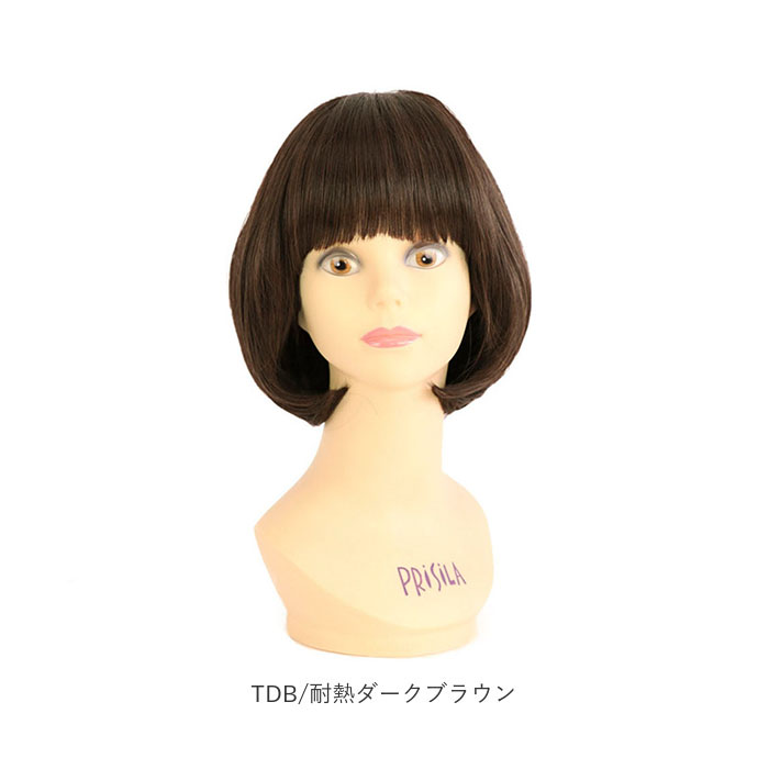 ☆ TCK/耐熱ショコラブラック プリシラ オールウィッグ エアリー