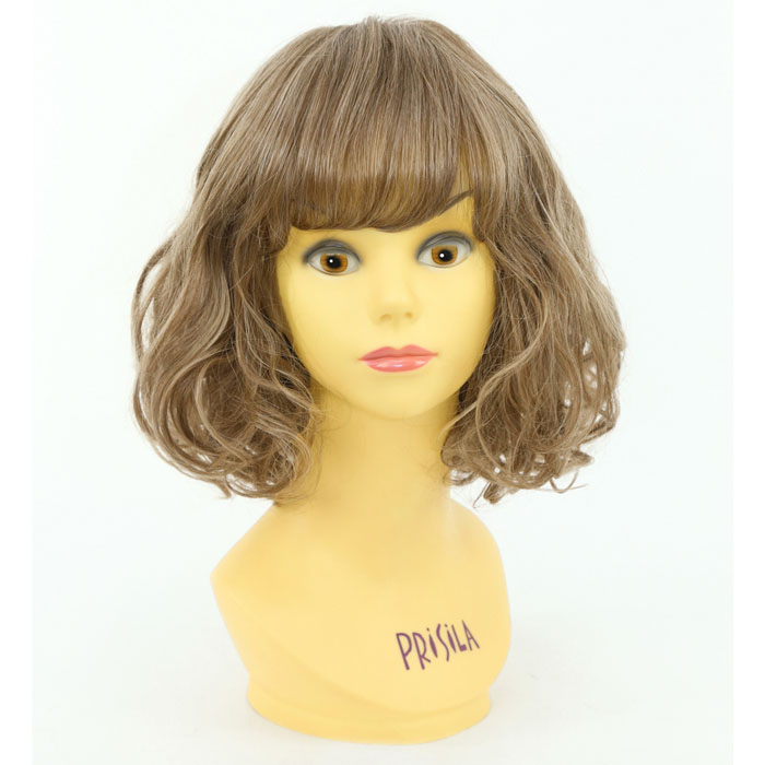 PRISILA プリシラ フルウィッグ フルウイッグ パーマ 通販 伸縮キャップ オールウィッグ かつら ウィッグ ウイッグ つけ毛 外国人風 伸縮性 通気性 | PRISILA | 04