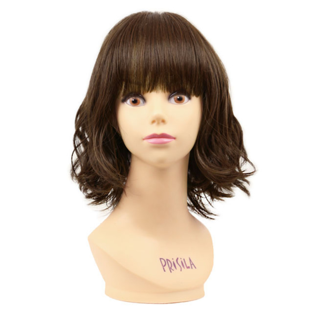 PRISILA プリシラ ショート フルウィッグ フルウイッグ 通販 パーマ カール ボブ オールウィッグ かつら ウィッグ ウイッグ つけ毛 ウェーブ コスプレ | PRISILA | 04