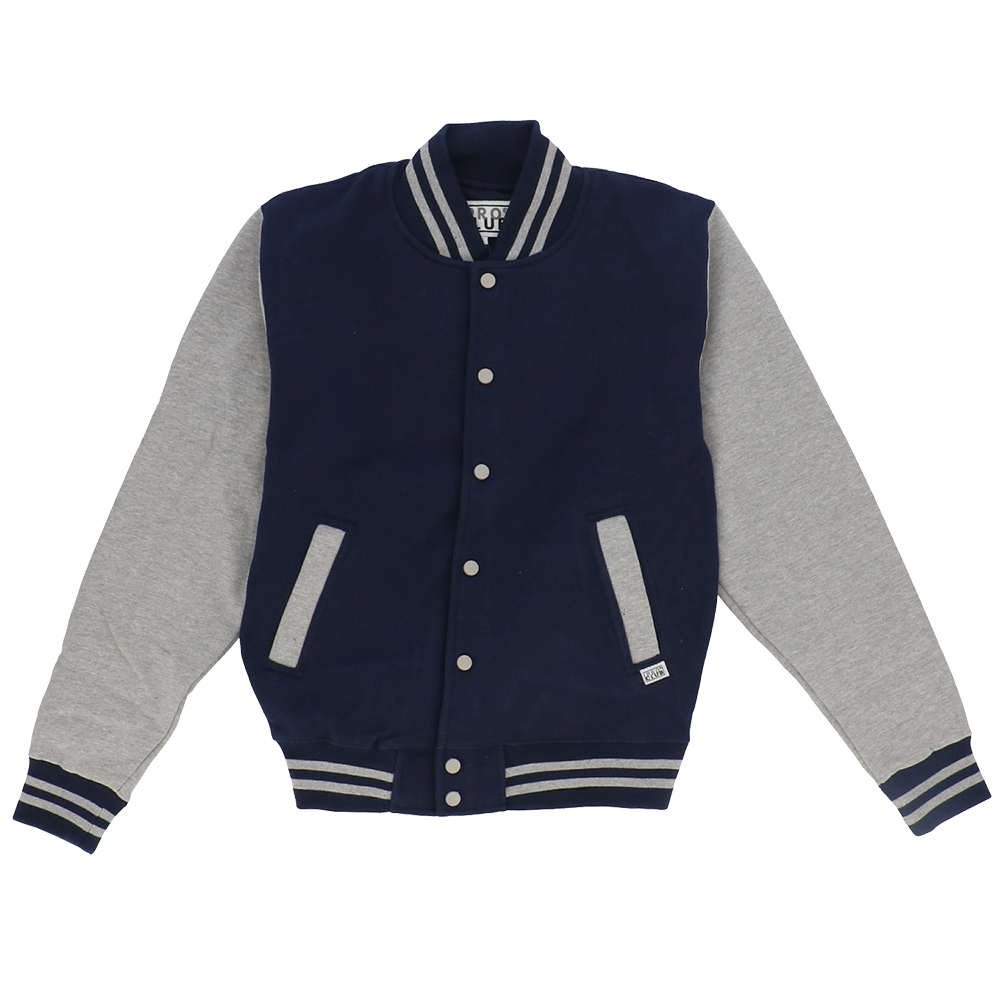 スタジャン メンズ 黒 通販 フリース 長袖 フリースジャケット