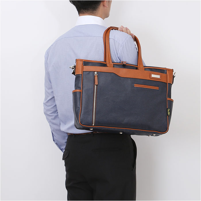 ビジネスバッグ メンズ A4 通販 日本製 トートバッグ ビジネスバック ブリーフケース 2way ショルダー 斜めがけ 肩掛け 男性 女性 PREM-EDITOR ビジネスバッグ |  | 04
