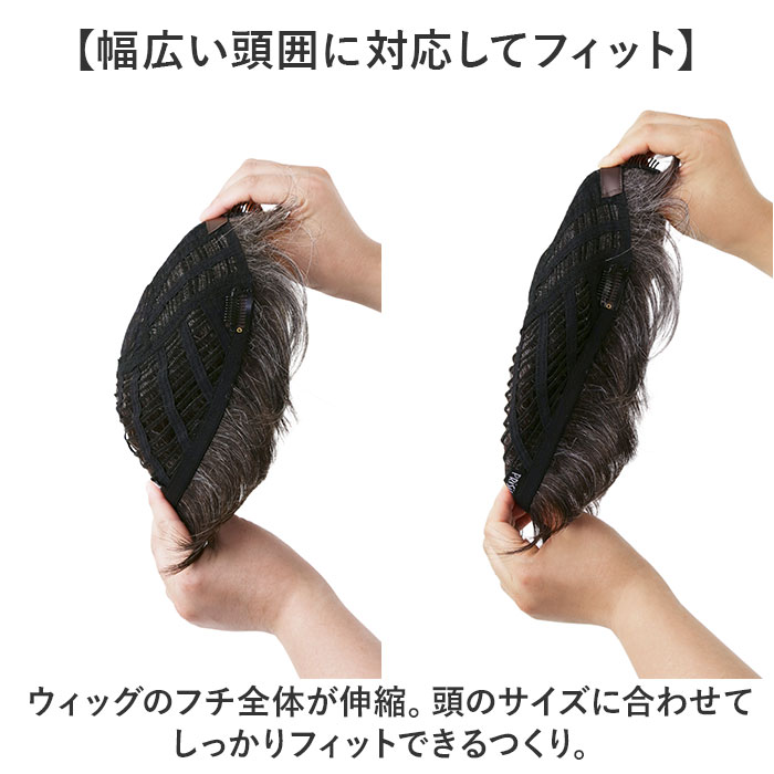 プリシラ prisila ウィッグ ストレートショート メンズ GB-21 通販 男性用部分かつら 部分かつら メンズウィッグ ヘアピース カバーピース プリシラ | PRISILA | 15