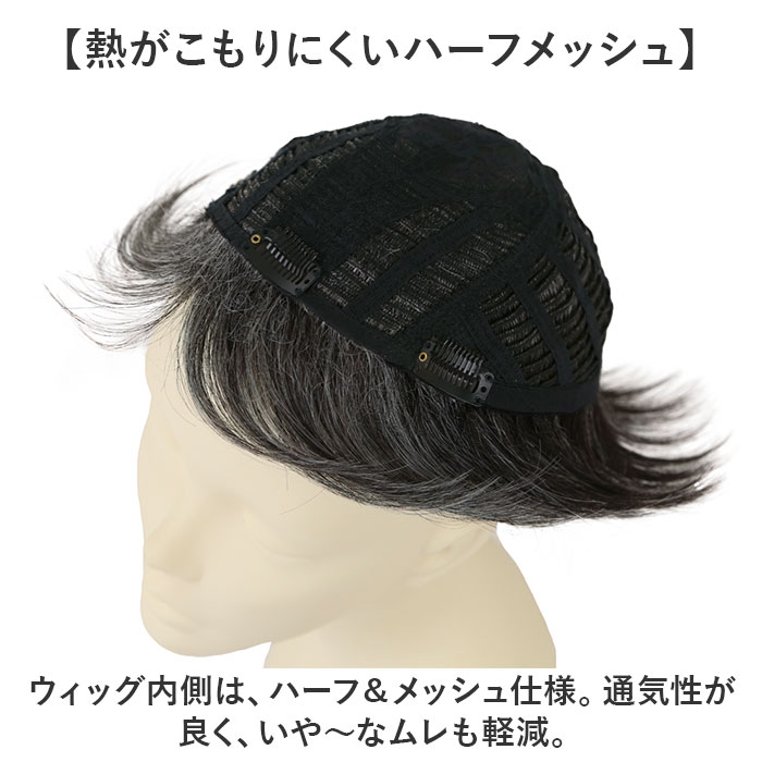 プリシラ prisila ウィッグ ストレートショート メンズ GB-21 通販 男性用部分かつら 部分かつら メンズウィッグ ヘアピース カバーピース プリシラ | PRISILA | 17
