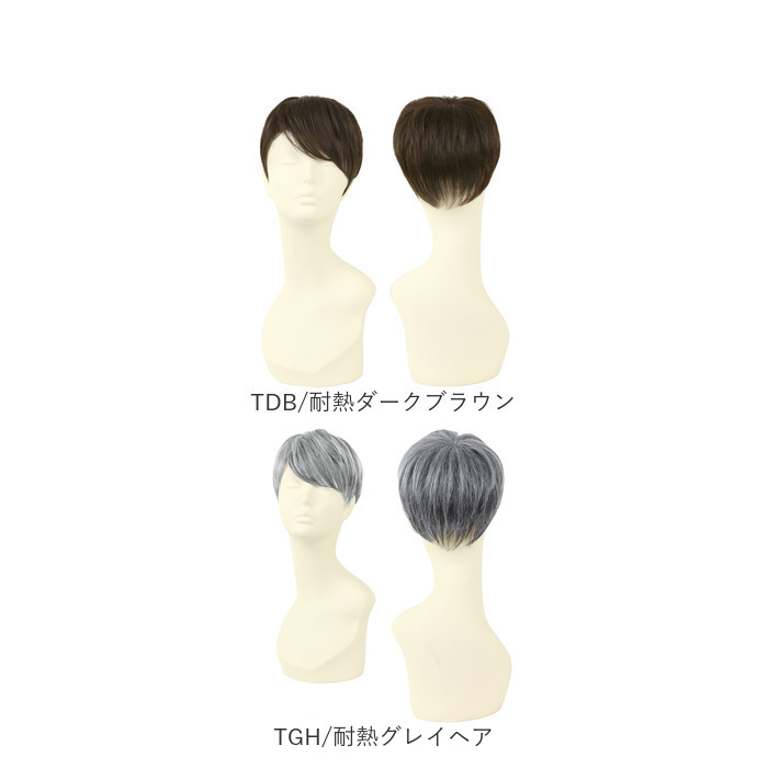 プリシラ prisila ウィッグ ストレートショート メンズ GB-21 通販 男性用部分かつら 部分かつら メンズウィッグ ヘアピース カバーピース プリシラ | PRISILA | 22