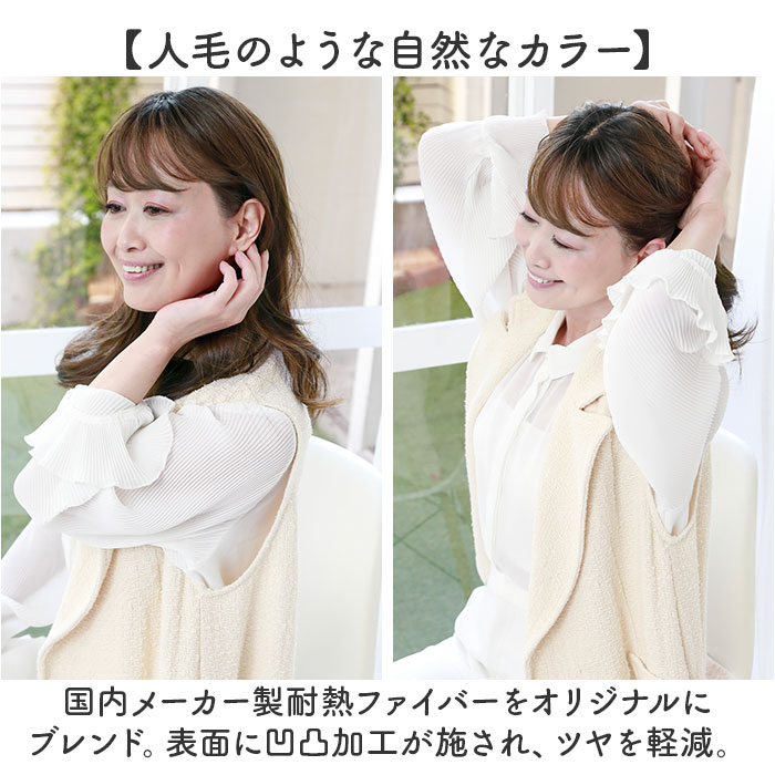プリシラ 白髪隠しウィッグ prisila ST-010 通販 ヘアピース