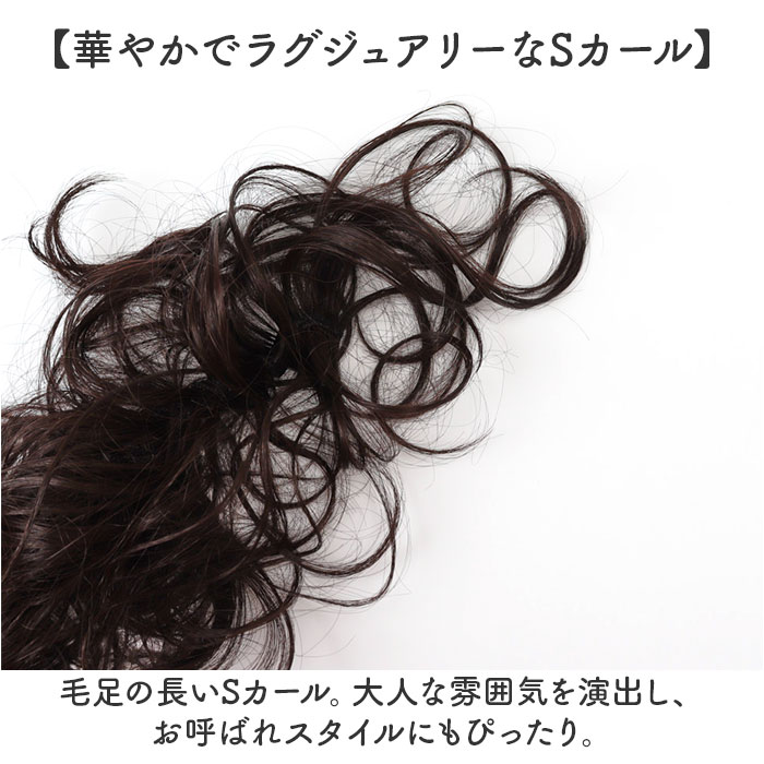 プリシラ 部分 ウィッグ prisila 通販 部分ウィッグ ポイントウィッグ エクステンション お団子 かぶせる 巻き髪 つけ毛 耐熱 VO-68 ロープウィッグ プリシラ | PRISILA | 17