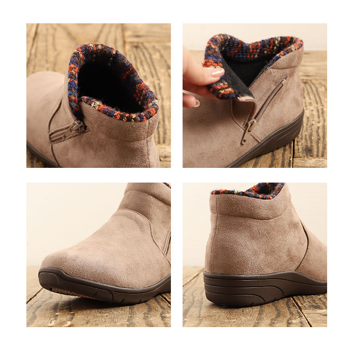 パンジー ブーツ pansy PS1483 通販 ショートブーツ 婦人靴 レディース シューズ 幅広 4E ワイド サイドファスナー 抗菌防臭 撥水 生活防水 雨の日 | PANSY | 18