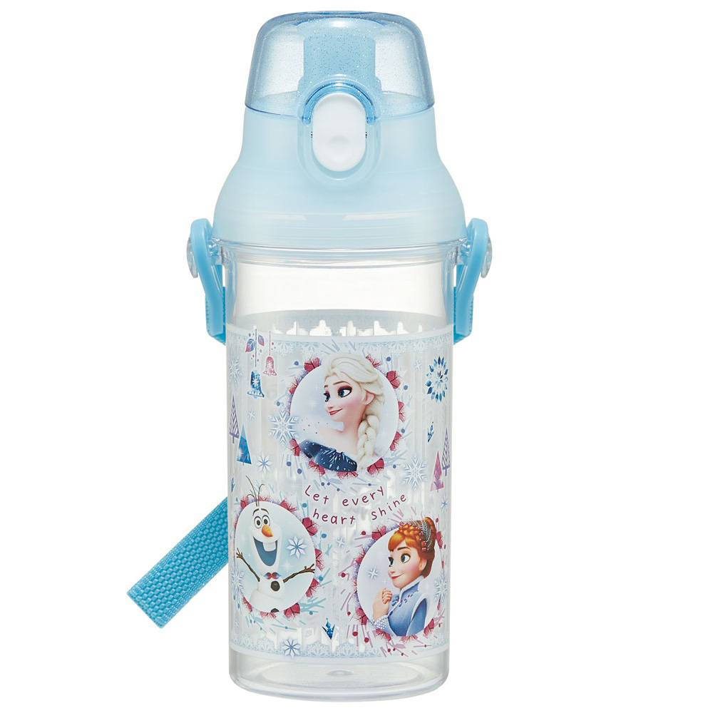 水筒 子供 直飲み クリアボトル おしゃれ かわいい 480ml キッズ ジュニア マイボトル 食洗機対応 ショルダー 肩紐 プラスチック キャラクター スケーター 水筒 |  | 05