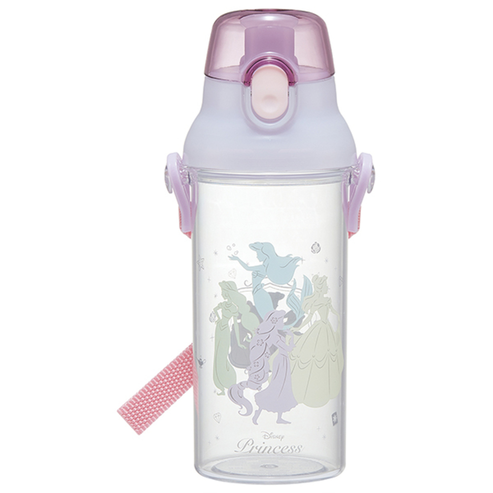 水筒 子供 直飲み クリアボトル おしゃれ かわいい 480ml キッズ ジュニア マイボトル 食洗機対応 ショルダー 肩紐 プラスチック キャラクター スケーター 水筒 |  | 17