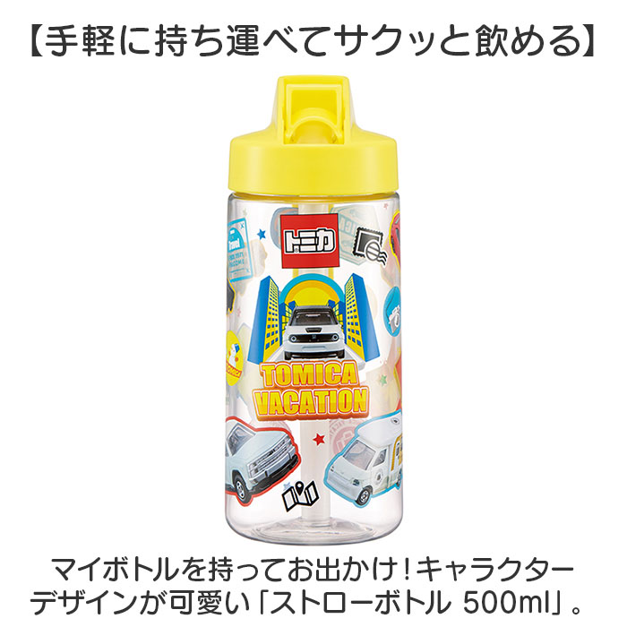 スケーター SKATER スケーター ボトル 500ml PSTB5 ストロー 通販 水筒 子供用水筒 マイボトル 直飲み ストローボトル クリア 透明 スパウト型 プラスチック |  | 11