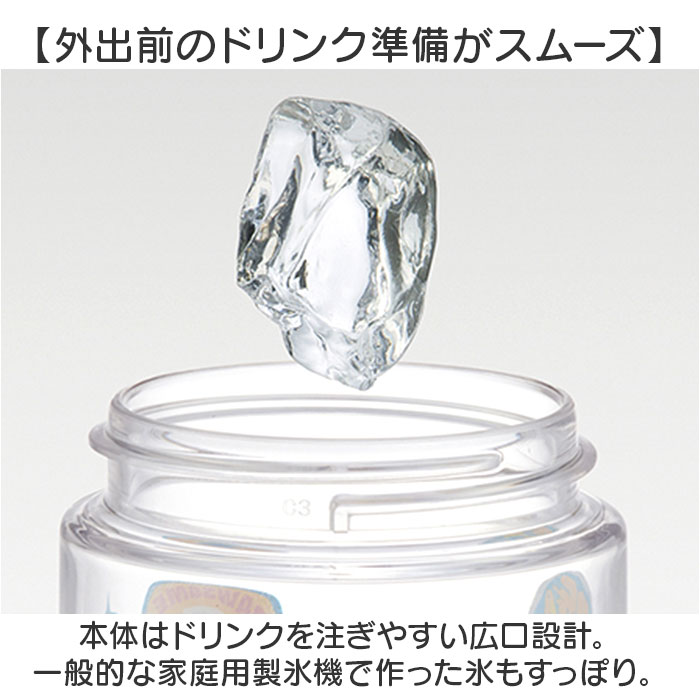 スケーター SKATER スケーター ボトル 500ml PSTB5 ストロー 通販 水筒 子供用水筒 マイボトル 直飲み ストローボトル クリア 透明 スパウト型 プラスチック |  | 13