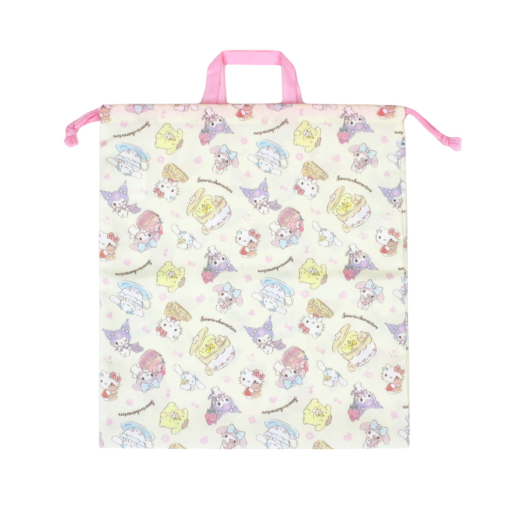 高波クリエイト 巾着 L キャラクター 通販 きんちゃく 巾着袋 着替え袋 体操服袋 体操着袋 体操着入れ 巾着ポーチ Lサイズ キャラ 柄 かわいい 可愛い | クロミ | 08